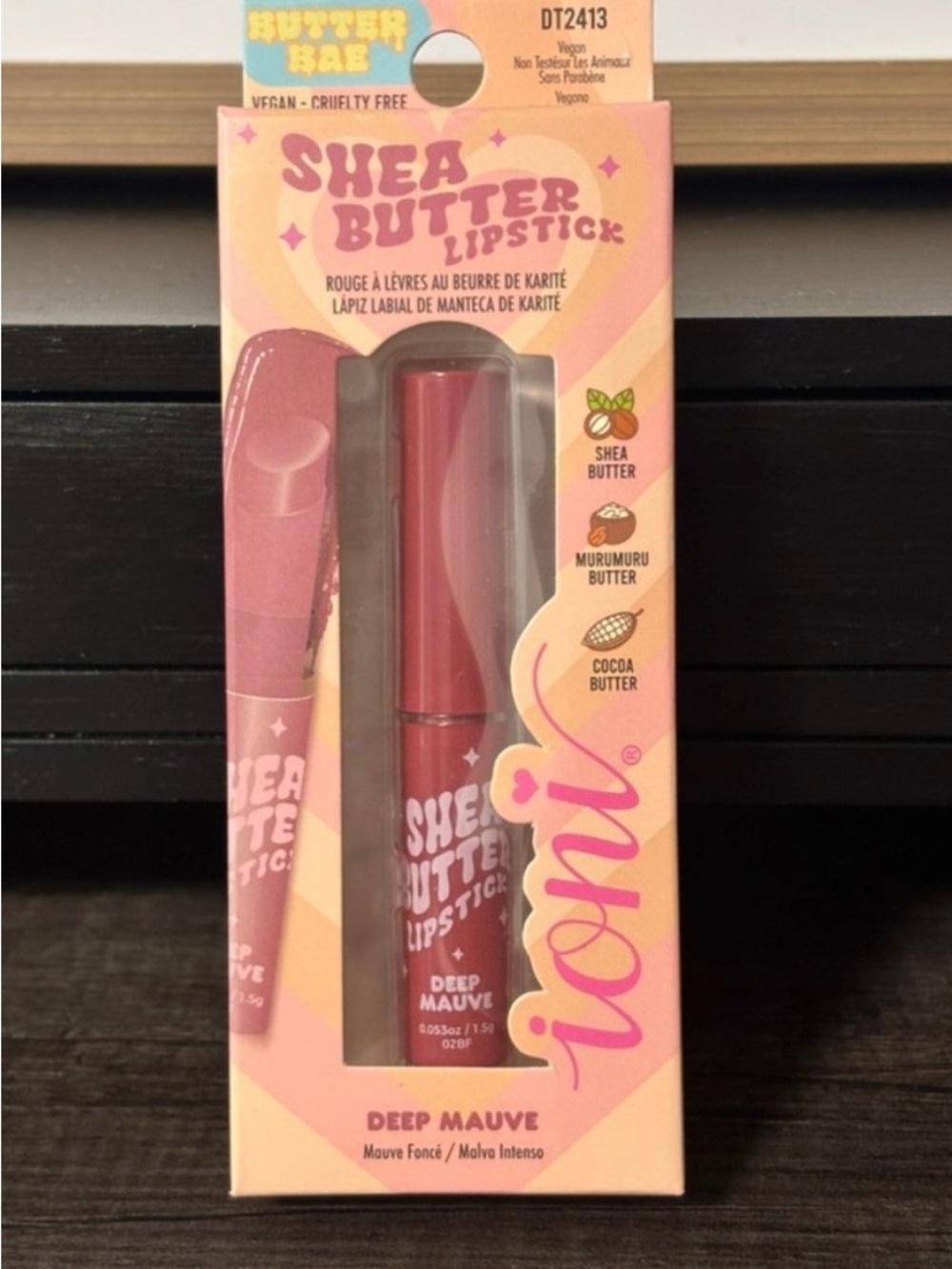 Shea Butter Lipstick — Deep Mauve (Live Show Item)
